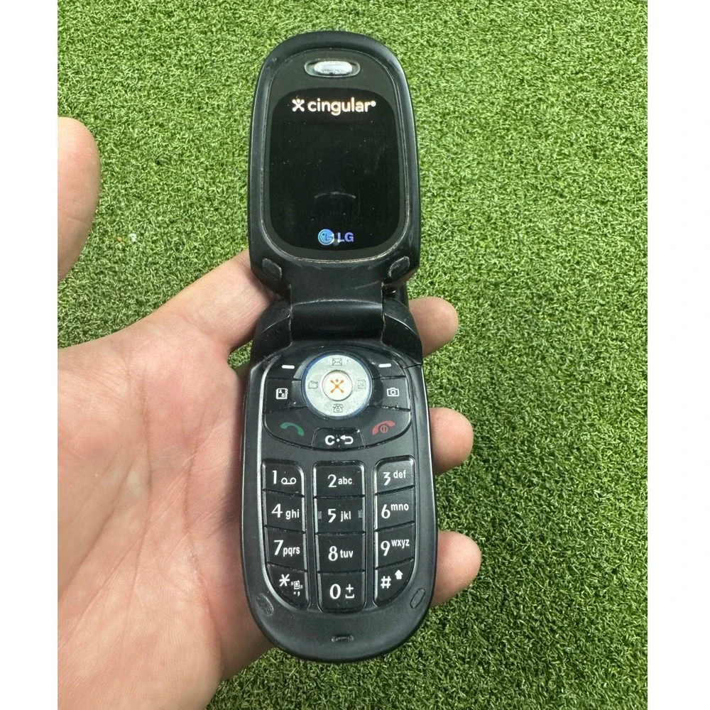 LG VX4500 Cingular‎ Flip Phone Vintage 2004 Camera Antenna Cell Phone GSM